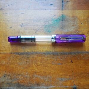 TWSBI ECO Transparent Purple 1.1 stub nib